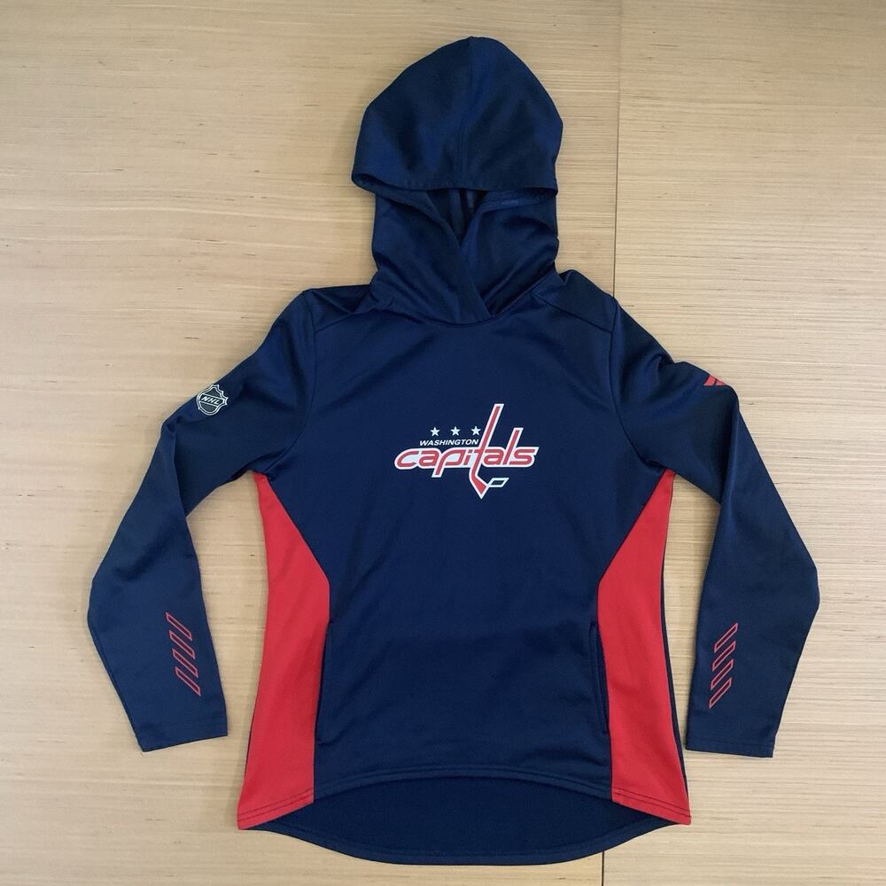 Fanatics Authentic Pro Men's Size S Washington Capitals Hockey Hooded Sweatshirt